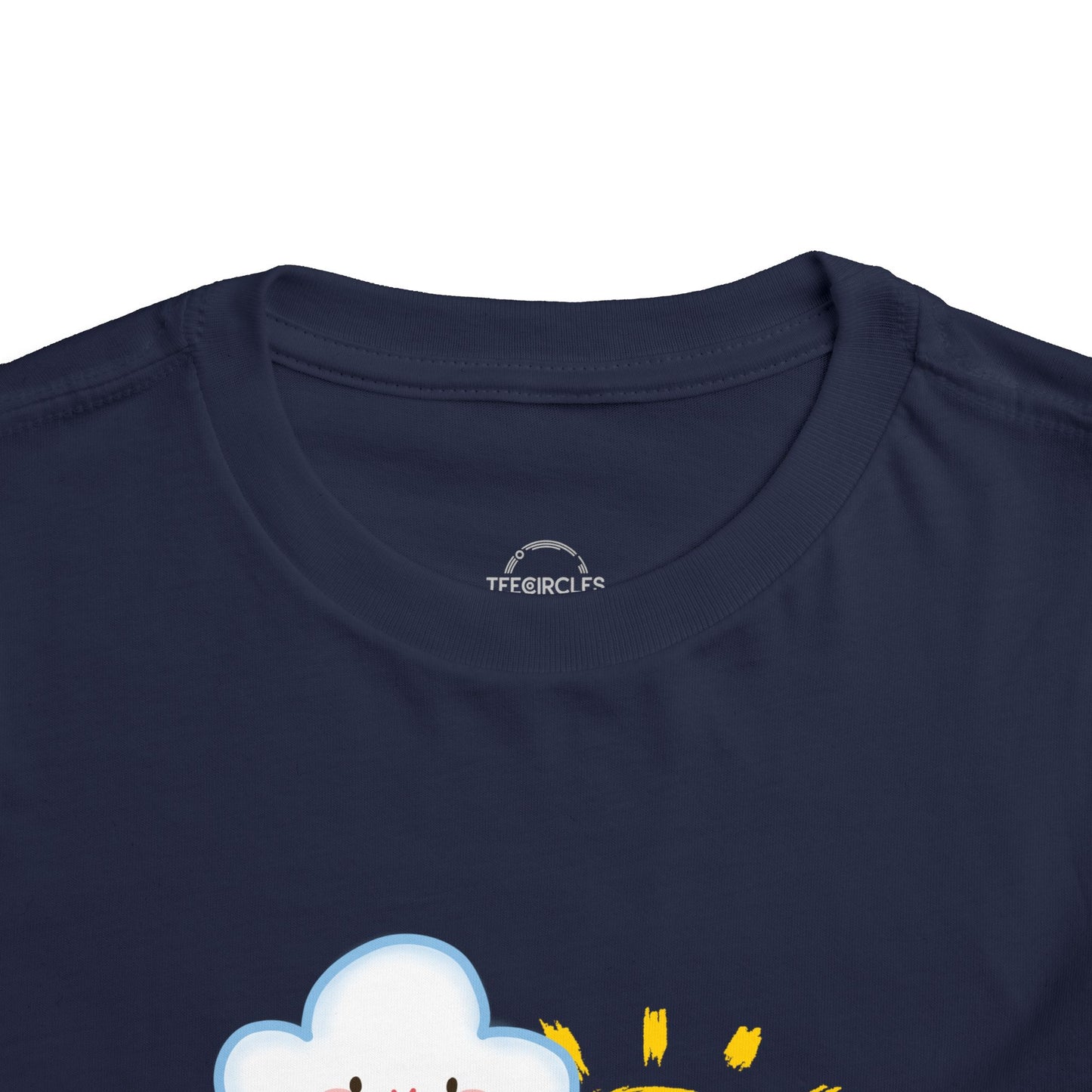 Toddler Summer Tee - Cute Sun & Cloud Design