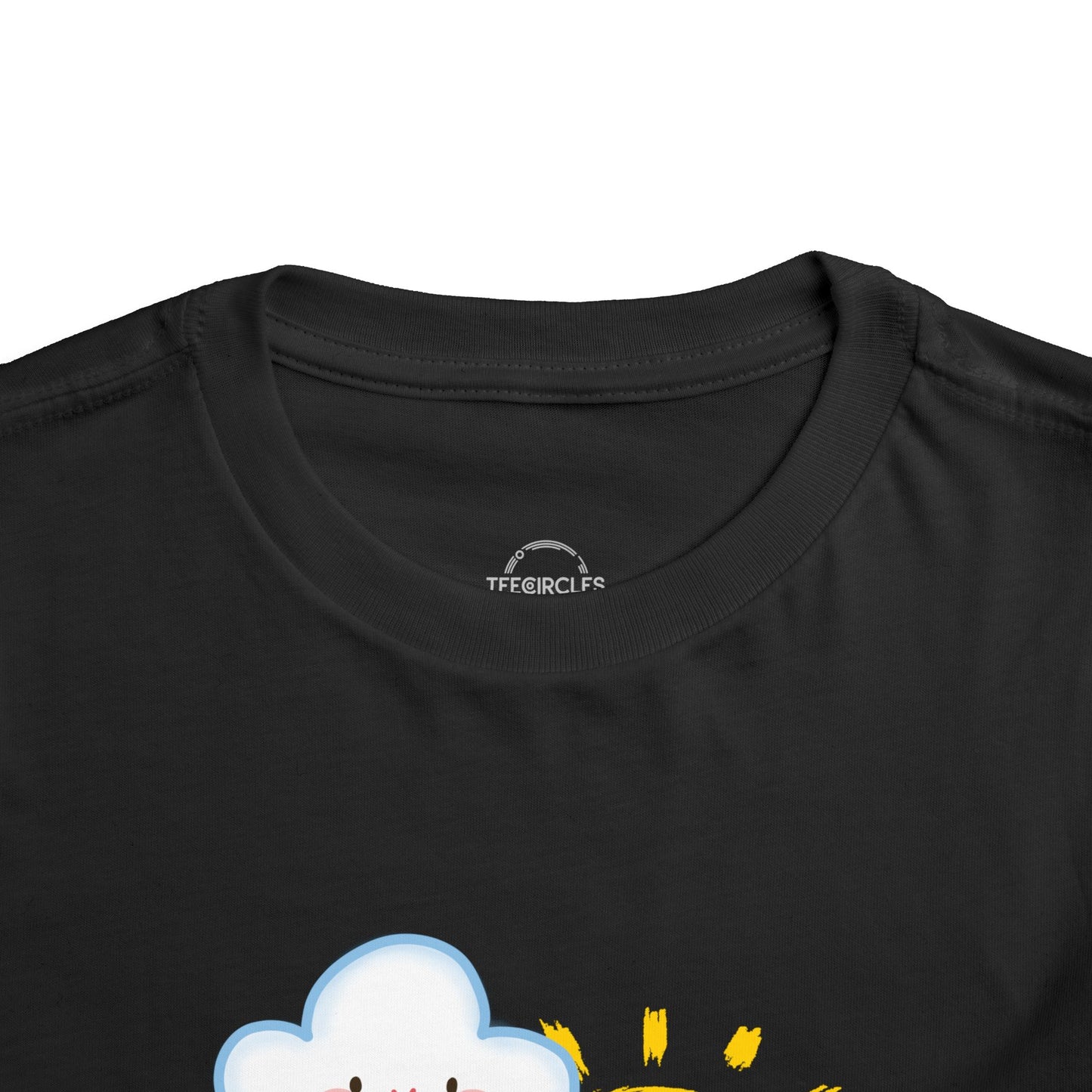 Toddler Summer Tee - Cute Sun & Cloud Design