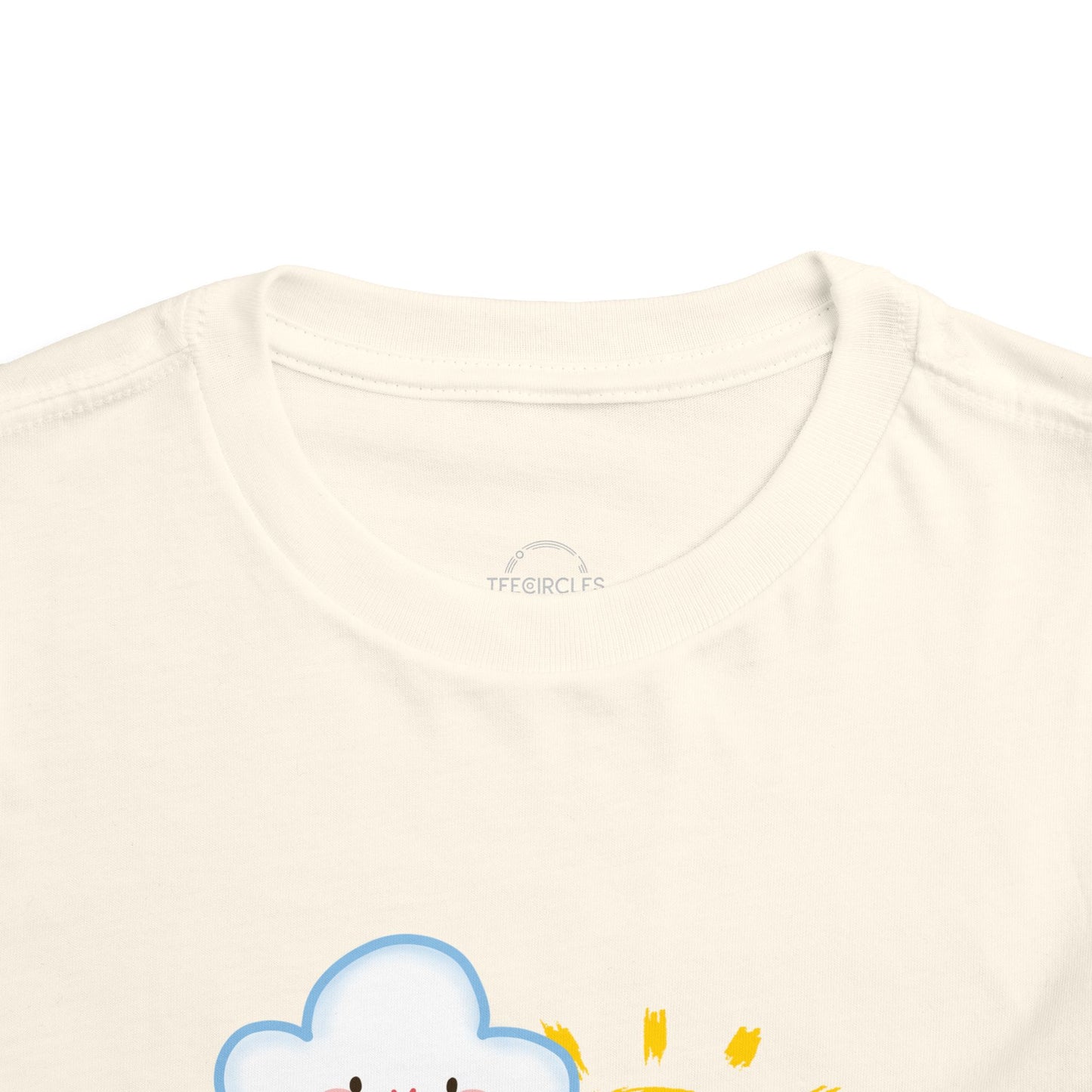 Toddler Summer Tee - Cute Sun & Cloud Design