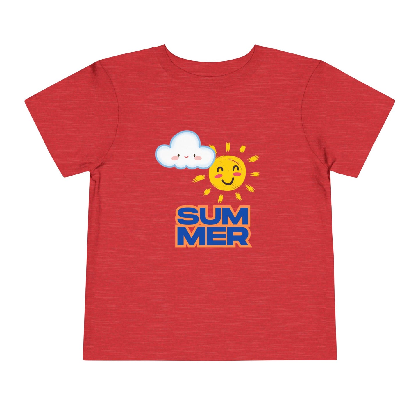 Toddler Summer Tee - Cute Sun & Cloud Design