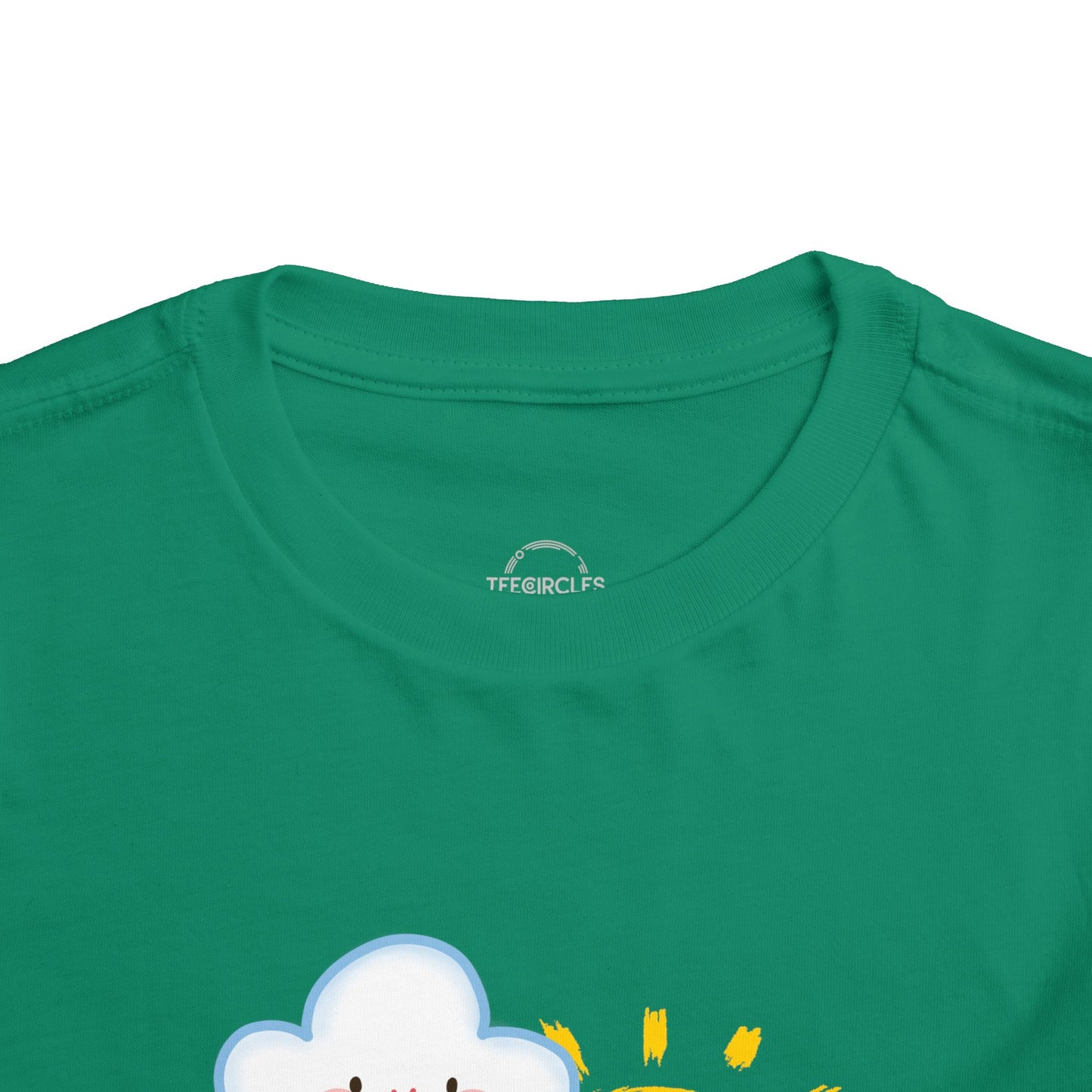 Toddler Summer Tee - Cute Sun & Cloud Design