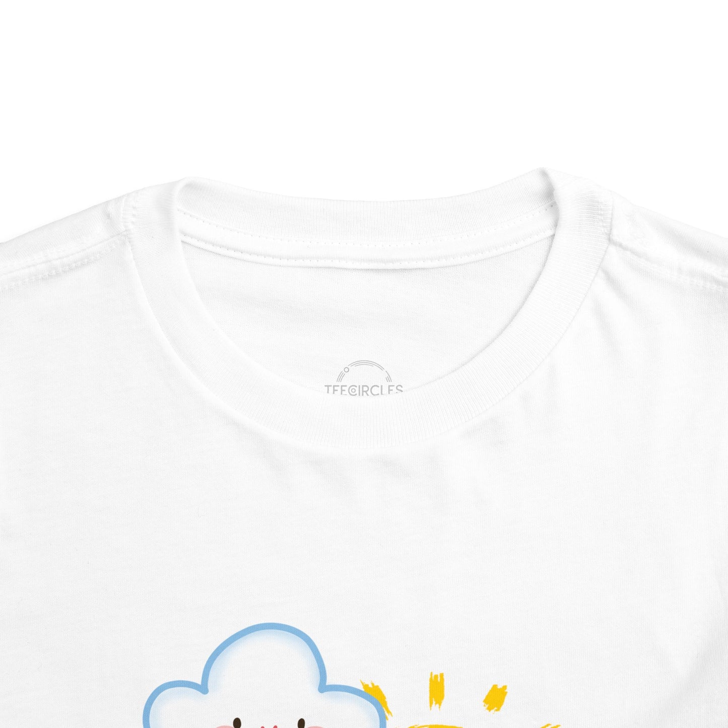 Toddler Summer Tee - Cute Sun & Cloud Design