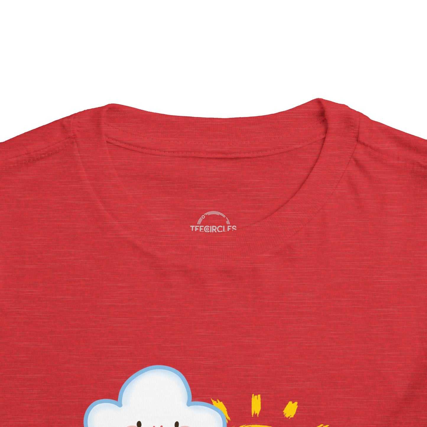 Toddler Summer Tee - Cute Sun & Cloud Design