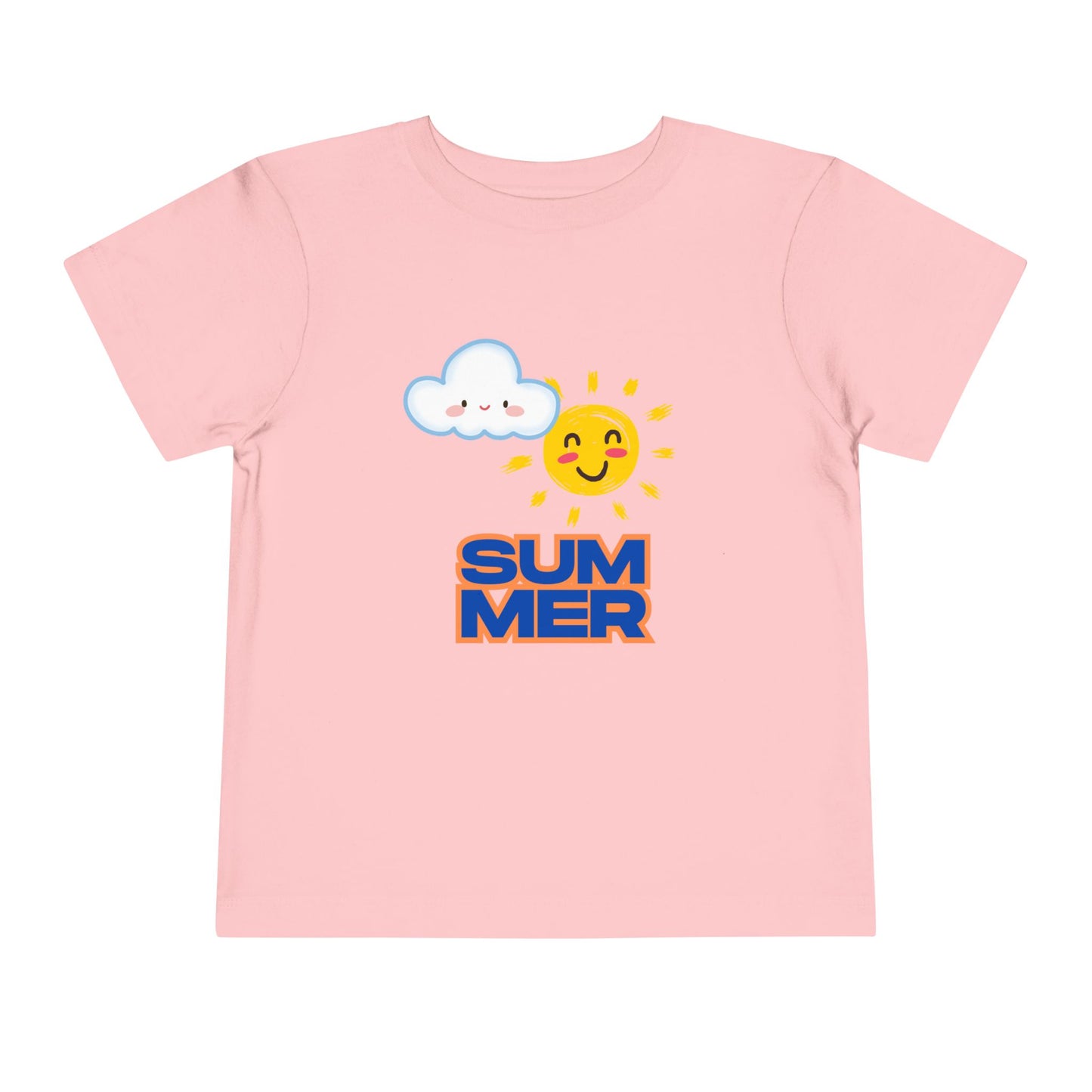 Toddler Summer Tee - Cute Sun & Cloud Design